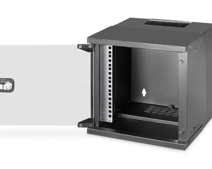 10" 6U wandmontagekast, SOHO PRO 325 x 315 x 300 mm, zwart - Networkdiscount.com