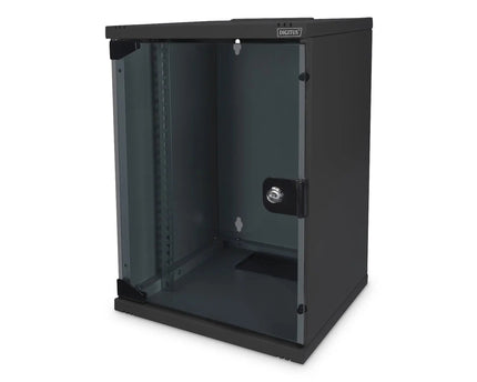 10 inch netwerkbundel, incl. 9U - kast 312 x 300 x 464 mm, zwarte plank, PDU, 8 - poorts switch, CAT 6 patchpaneel - Networkdiscount.com