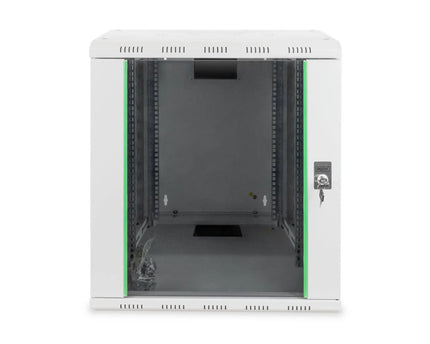 12U wandkast, Unique 600x450x643 mm, kleur grijs (RAL 7035) - Networkdiscount.com