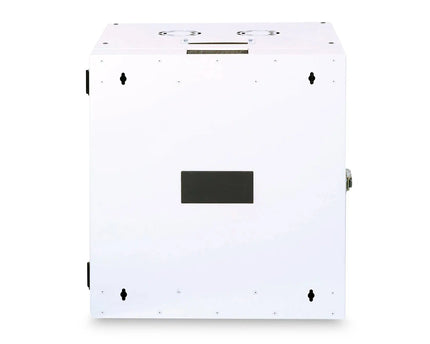 12U wandkast, Unique, 600x600x643 mm dubbel sectie, zwenkbaar, grijs (RAL 7035) - Networkdiscount.com