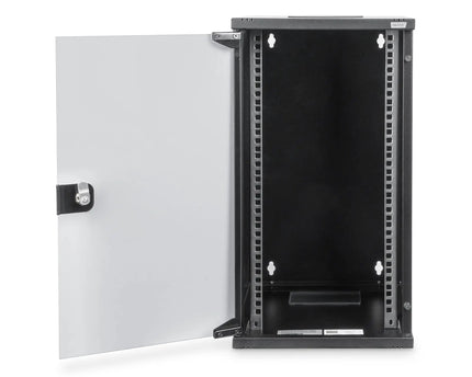 12U wandmontagekast 592x312x30 mm (BxHxD) , zwart - Networkdiscount.com