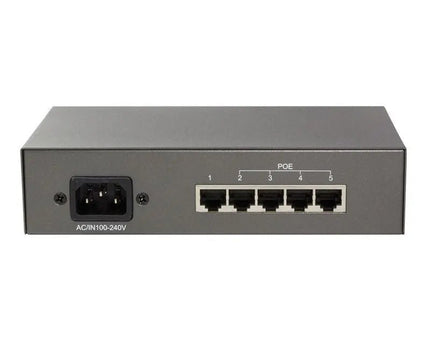 5 Poorts Gigabit Power over Ethernet (PoE) Switch 10/100/1000 Mbps - Networkdiscount.com