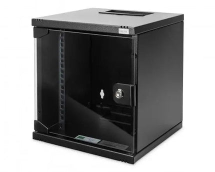 6U wandmontagekast 330x312x300 mm (BxHxD) , zwart - Networkdiscount.com