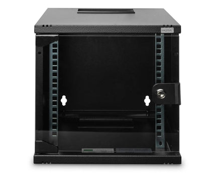 6U wandmontagekast 330x312x300 mm (BxHxD) , zwart - Networkdiscount.com
