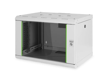 7U wandmontagekast, Dynamic 389x600x450 mm, kleur grijs (RAL 7035) - Networkdiscount.com