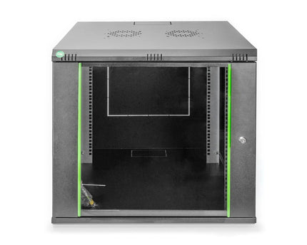 9U wandkast 600x600x478 mm, kleur zwart (RAL 9005) - Networkdiscount.com