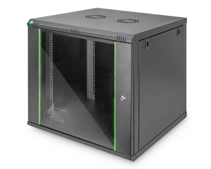 9U wandkast 600x600x478 mm, kleur zwart (RAL 9005) - Networkdiscount.com
