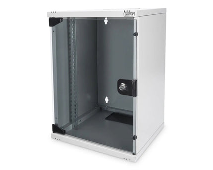 9U wandmontagekast 464x312x300 mm, kleur grijs (RAL 7035) - Networkdiscount.com