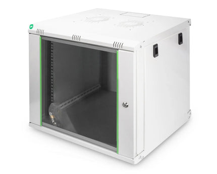 9U wandmontagekast, Dynamic 478x600x450 mm, kleur grijs (RAL 7035) - Networkdiscount.com
