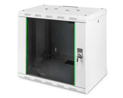 9U wandmontagekast, Unique 509x600x450 mm, kleur grijs (RAL 7035) - Networkdiscount.com