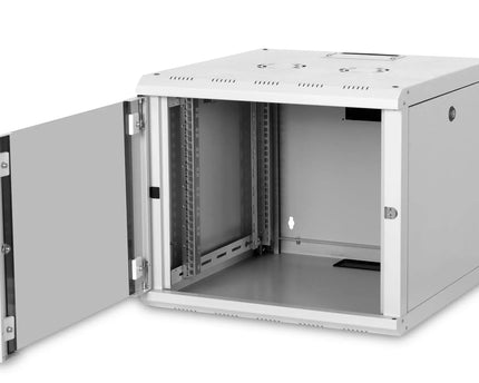 9U wandmontagekast, Unique 509x600x600 mm, kleur grijs (RAL 7035) - Networkdiscount.com