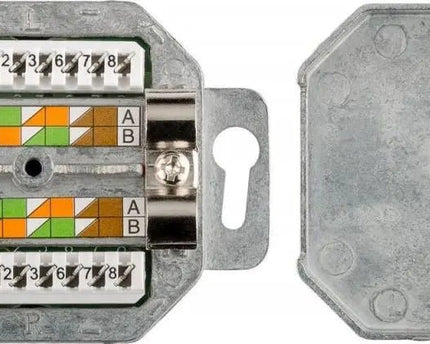 Cat5e inbouwdoos wit - Networkdiscount.com