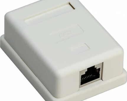 CAT6 opbouwdoos 1x RJ45 STP - Networkdiscount.com
