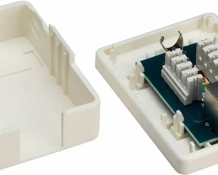CAT6 opbouwdoos 1x RJ45 STP - Networkdiscount.com