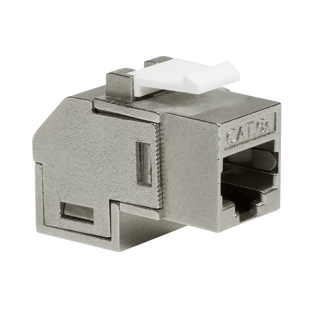 CAT6a keystone koppelstuk STP haaks - Networkdiscount.com