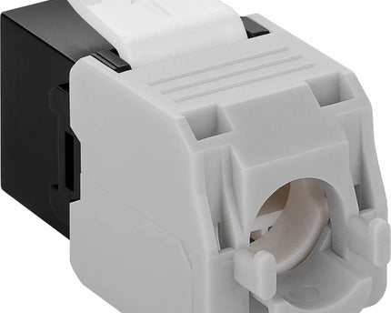 CAT6a Keystone RJ45 unshielded zwart - Networkdiscount.com