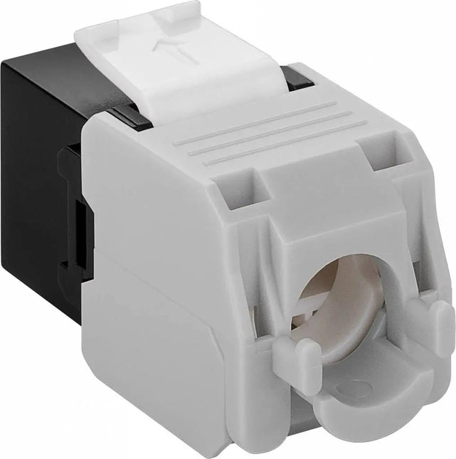 CAT6a Keystone RJ45 unshielded zwart - Networkdiscount.com