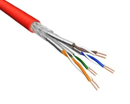 Cat.6A S/FTP Kabel Soepel AWG26 LSZH Rood 500m 100% koper - Networkdiscount.com
