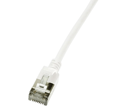 CAT6a U/FTP Ultraflex, 100% koper, wit, 0.3M - Networkdiscount.com