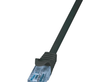 CAT6a U/UTP zwart 1M CCA - Networkdiscount.com