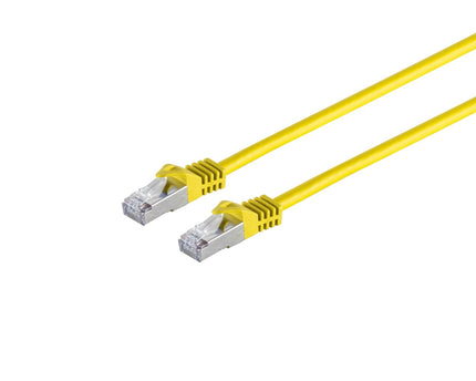 Cat7 0.25M Geel SSTP/PiMF halogeenvrij patchkabel - Networkdiscount.com