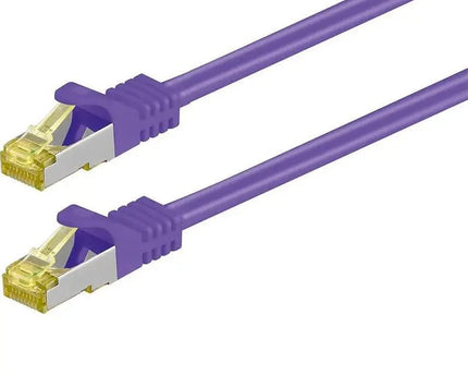 Cat7 10M Paars SSTP/PiMF halogeenvrij patchkabel - Networkdiscount.com