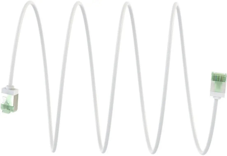 Ultraflexibele 5M CAT 8.1 - patchkabel, slank, U/FTP, wit - Networkdiscount.com