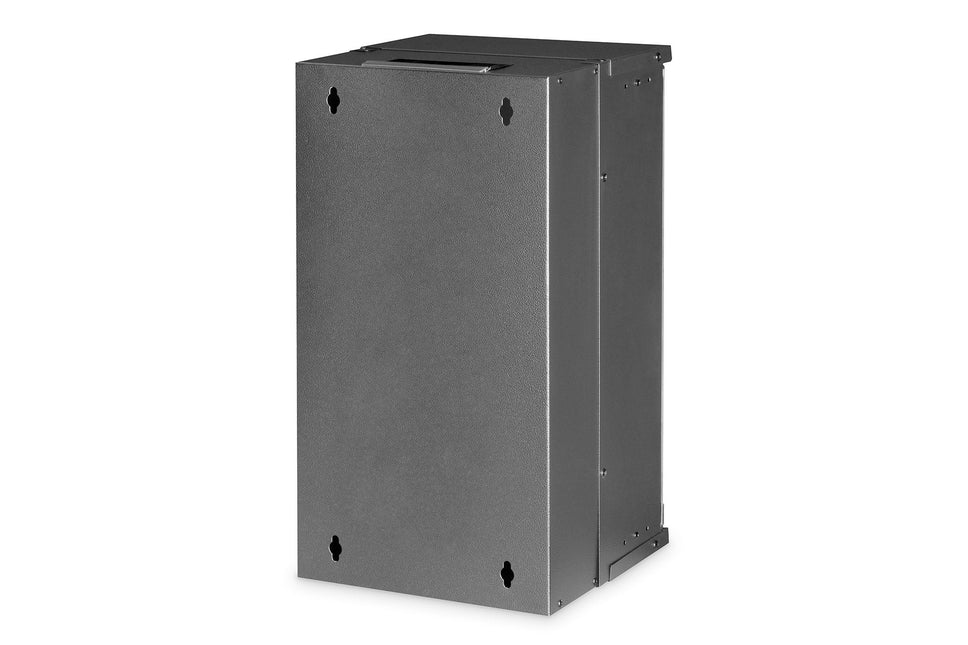 10" 12U wandkast, SOHO PRO, ongemonteerd 315 x 300 x 595 mm, zwart - Networkdiscount.com