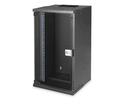 10" 12U wandkast, SOHO PRO, ongemonteerd 315 x 300 x 595 mm, zwart - Networkdiscount.com