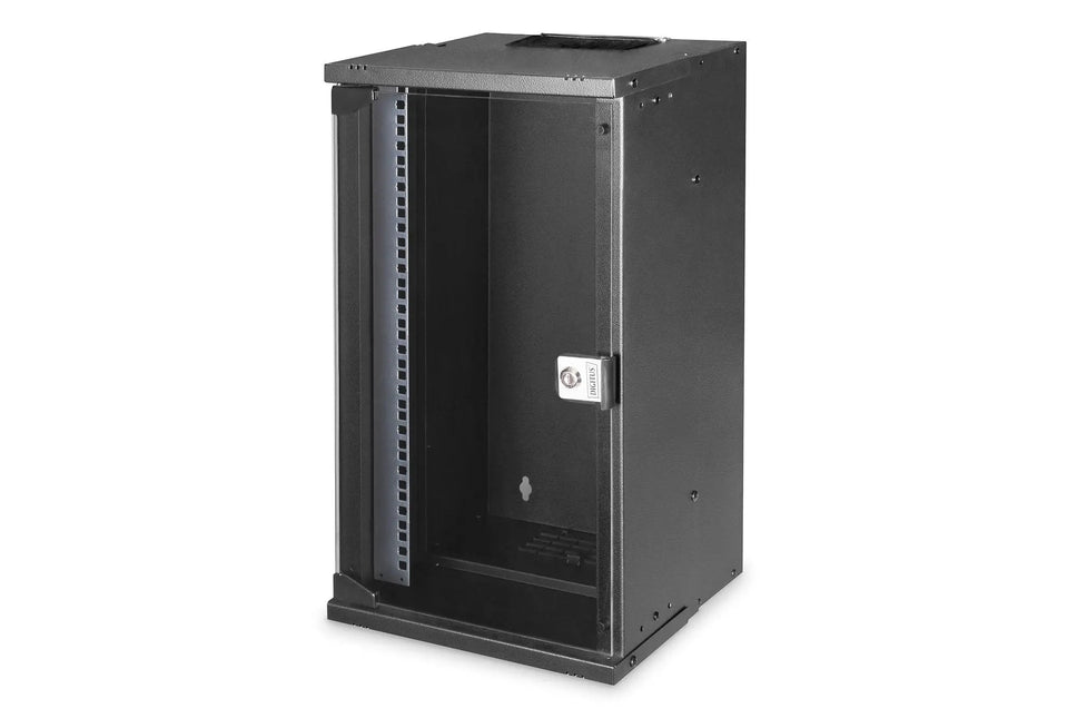 10" 12U wandkast, SOHO PRO, ongemonteerd 315 x 300 x 595 mm, zwart - Networkdiscount.com