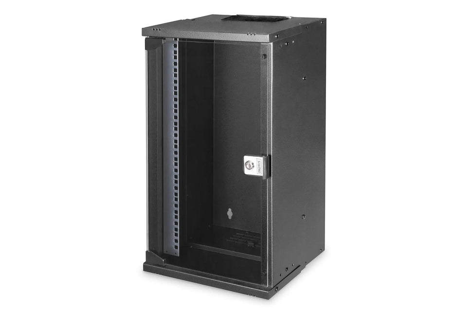 10" 12U wandmontagekast, SOHO PRO 595 x 315 x 300 mm, zwart - Networkdiscount.com