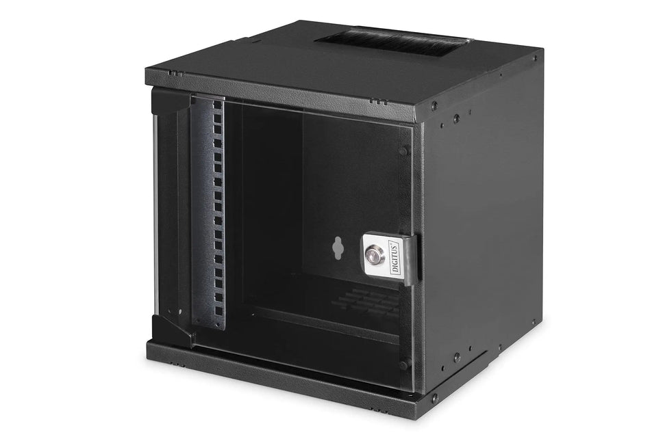 10" 6U wandkast, SOHO PRO, ongemonteerd 325 x 315 x 300 mm, zwart - Networkdiscount.com
