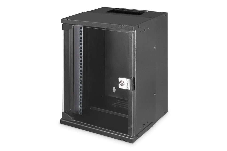 10" 9U wandmontagekast, SOHO PRO 460 x 315 x 300 mm, zwart - Networkdiscount.com