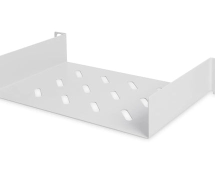 10 Inch 1U legbord 44x254x150 mm, kleur grijs (RAL 7035) - Networkdiscount.com