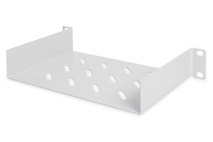 10 Inch 1U legbord 44x254x150 mm, kleur grijs (RAL 7035) - Networkdiscount.com
