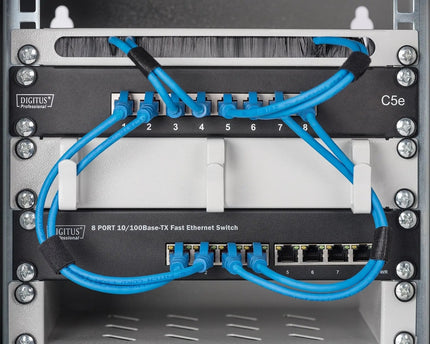 10 inch 6U wandkast 312x300x330 mm grijs - Networkdiscount.com