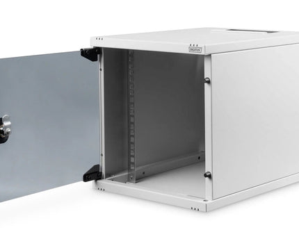 10 inch 6U wandkast 330x312x400 mm (BxHxD) , Grijs - Networkdiscount.com