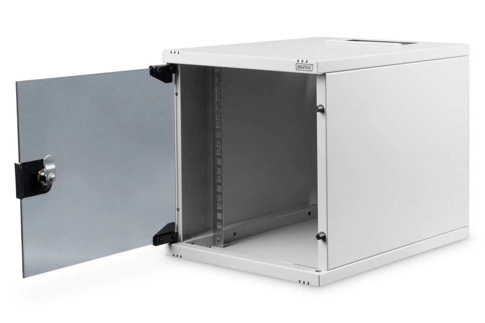 10 inch 6U wandkast 330x312x400 mm (BxHxD) , Grijs - Networkdiscount.com