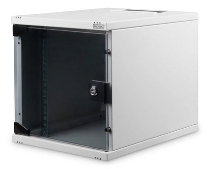 10 inch 6U wandkast 330x312x400 mm (BxHxD) , Grijs - Networkdiscount.com