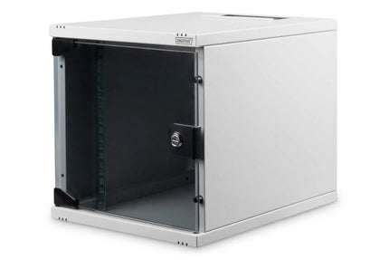 10 inch 6U wandkast 330x312x400 mm (BxHxD) , Grijs - Networkdiscount.com
