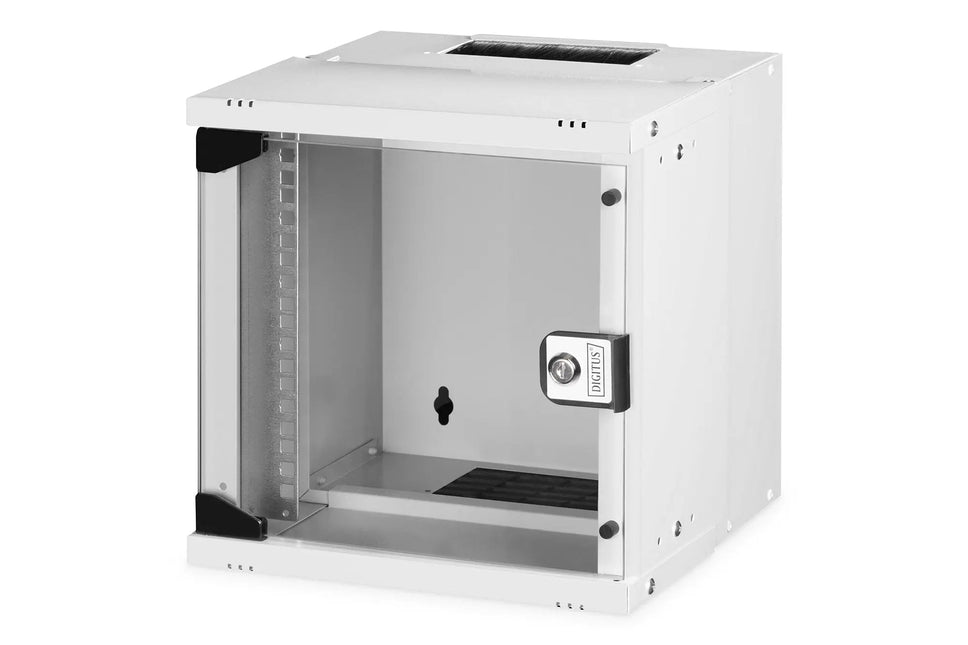 10 Inch 6U wandkast, SOHO PRO, ongemonteerd 325 x 315 x 300 mm, grijs - Networkdiscount.com