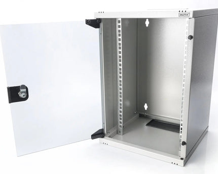 10 inch 9U wandkast 312x300x464 mm, kleur grijs (RAL 7035) - Networkdiscount.com