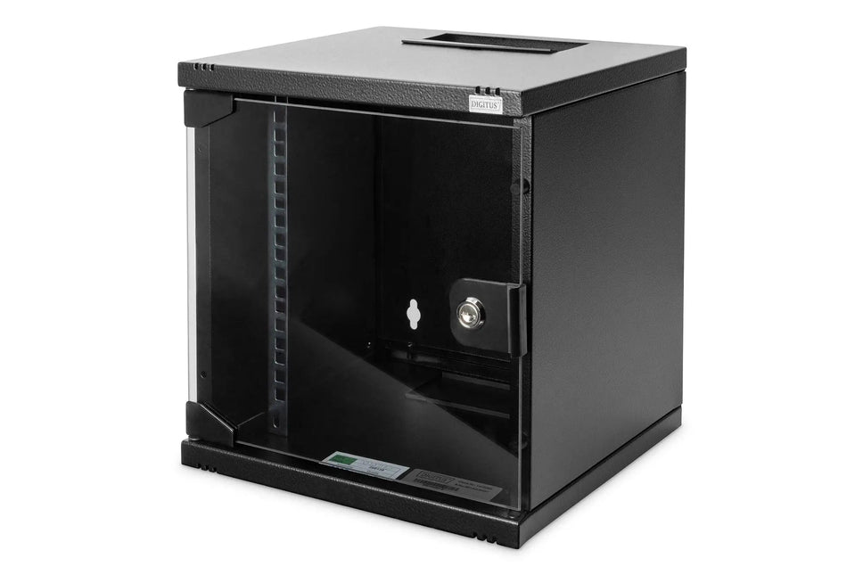 10 inch netwerkbundel, incl. 6U - kast, zwarte plank 330 x 312 x 300 mm, PDU, 8 - poorts switch, CAT 6 patchpaneel - Networkdiscount.com