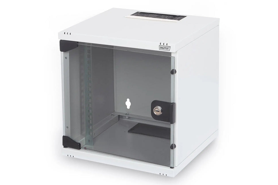 10 inch netwerkbundel, inclusief 6U - kast 330 x 312 x 100 mm, grijze plank, PDU, 8 - poorts switch, CAT 6 patchpaneel - Networkdiscount.com