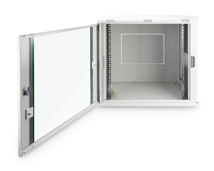 12U wandkast, Dynamic 600x450x611 mm, kleur grijs (RAL 7035) - Networkdiscount.com