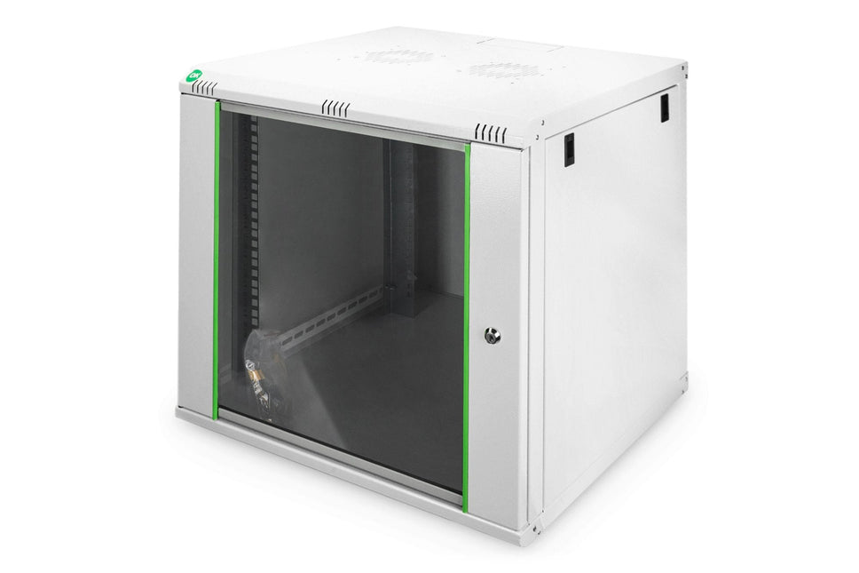 12U wandkast, Dynamic Basic 600x600x611 mm, kleur grijs (RAL 7035) - Networkdiscount.com