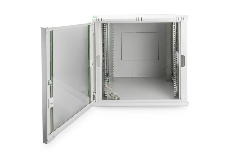 12U wandkast, Dynamic Basic 600x600x611 mm, kleur grijs (RAL 7035) - Networkdiscount.com