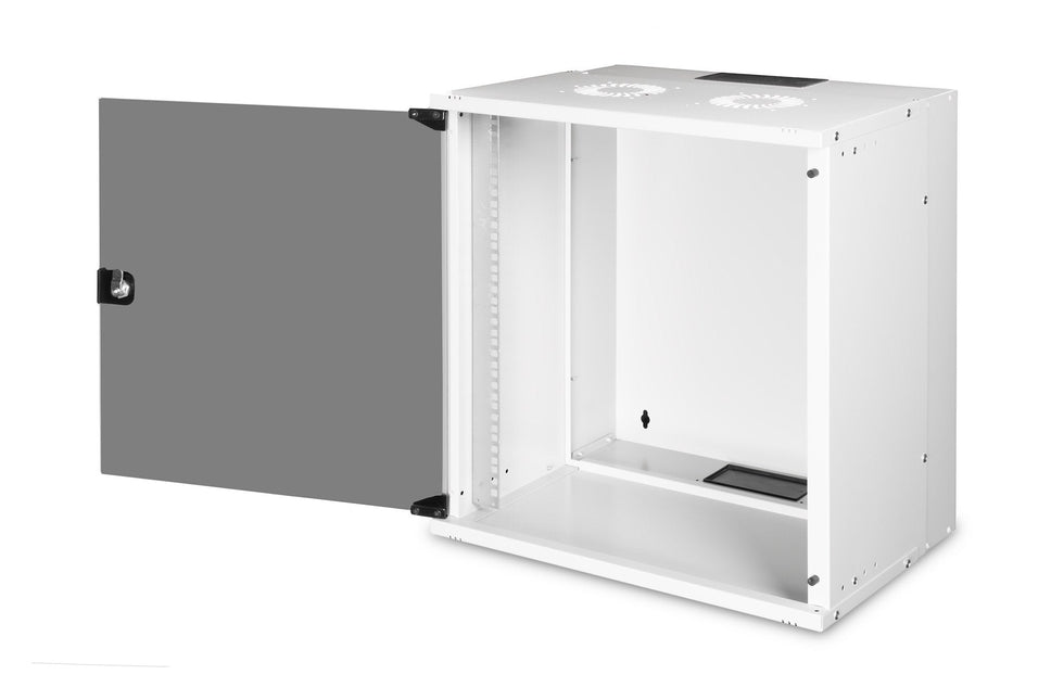12U wandkast, SOHO PRO, ongemonteerd 540 x 400 x 595 mm, grijs - Networkdiscount.com