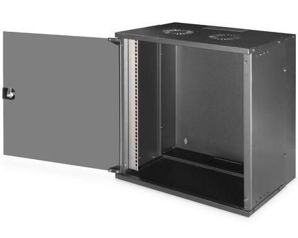 12U wandkast, SOHO PRO, ongemonteerd 540 x 400 x 595 mm, zwart - Networkdiscount.com