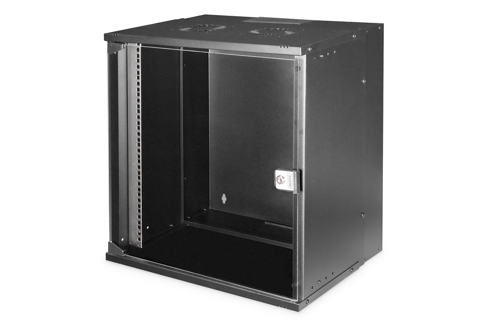 12U wandkast, SOHO PRO, ongemonteerd 540 x 400 x 595 mm, zwart - Networkdiscount.com